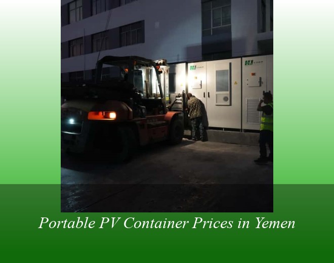 Portable PV Container Prices in Yemen